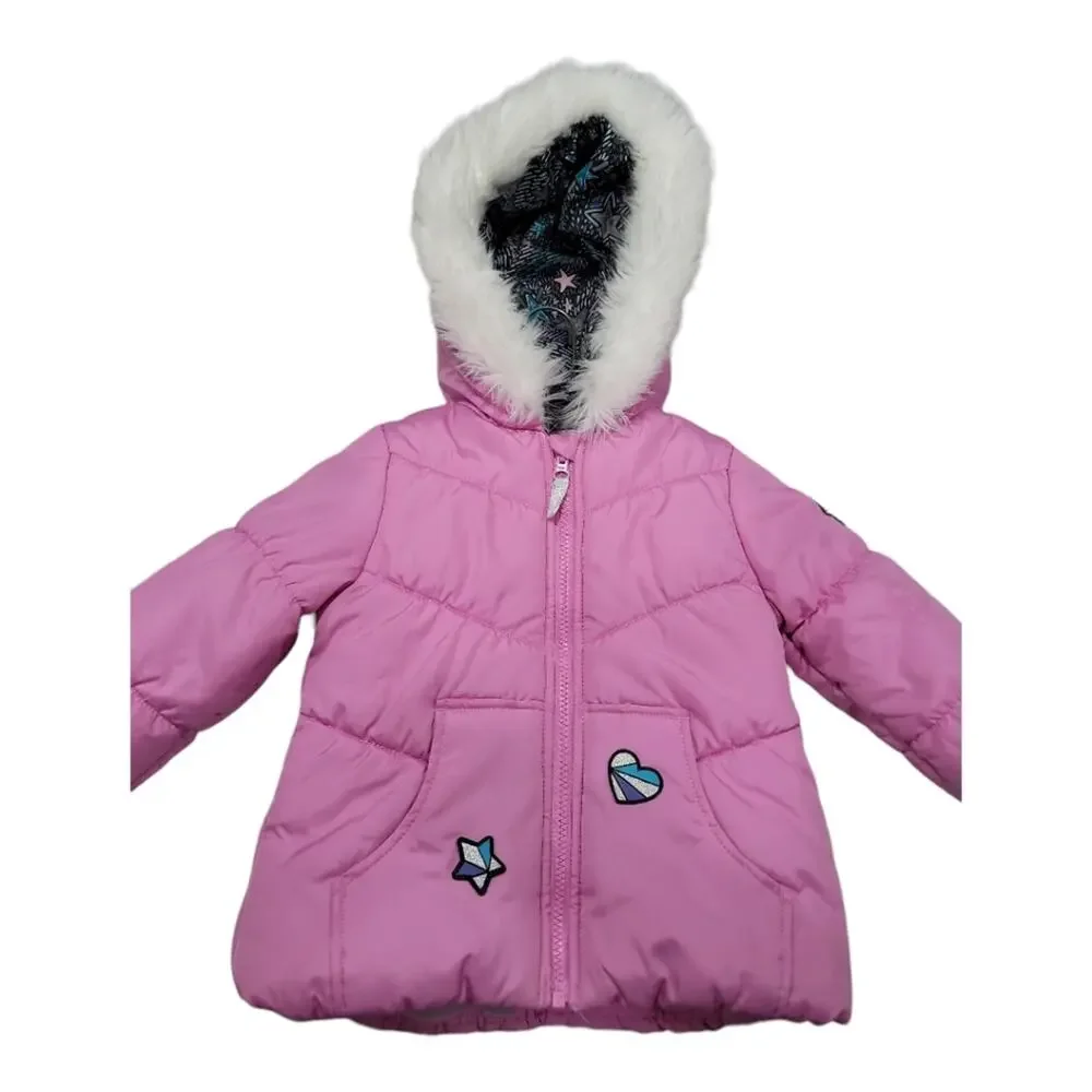 London Fog Hooded Puffer Jacket